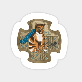 A Catte Named Hepburne Sticker